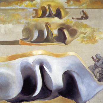 Salvador Dali : The Three Glorious Enigmas of Gala(second version)